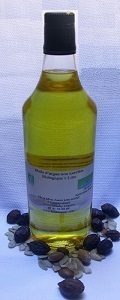 Huile d'argan cosmétique bio 1000 ml avec flacon vaporisateur offert