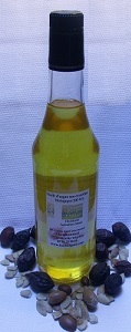 Huile d'argan cosmétique bio 500 ml avec flacon vaporisateur offert