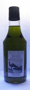 l'huile d'olive Marocaine 500 ml 100 % pure faite au moulin"faite à l'ancienne"